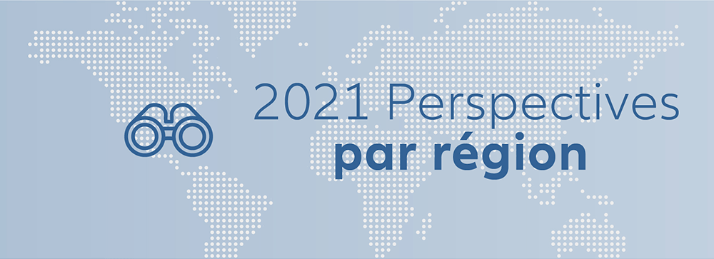 Perspectives 2021 par région